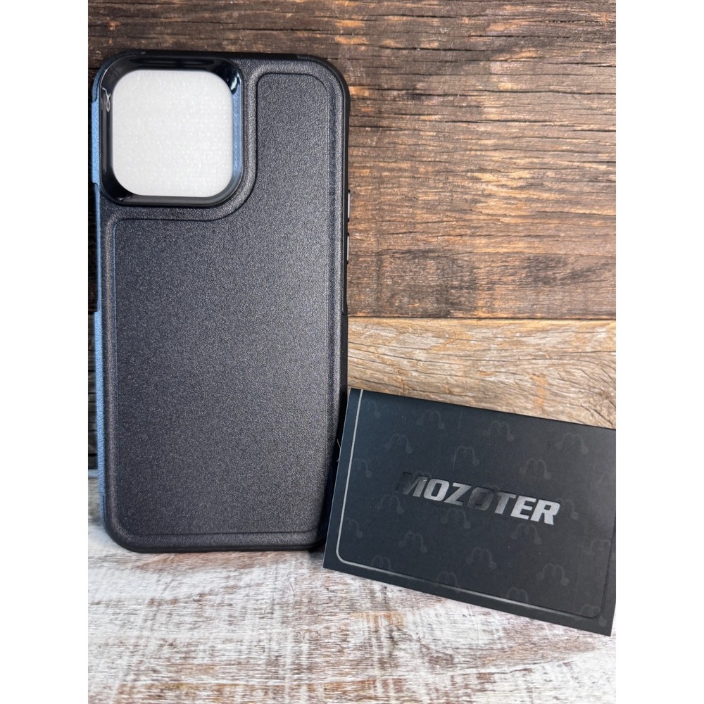 Mozoter iPhone 14 Pro Max 6.7 Case + Screen Protectors Set NIB Black MSRP $20